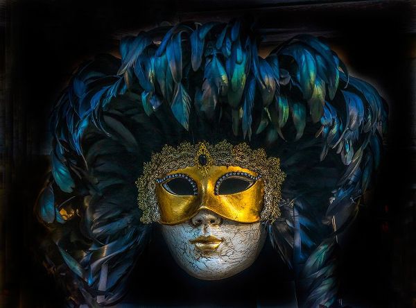Perry, William 아티스트의 Black feathers Venetian mask-Venice-Italy-Used since the 1200s for Carnival-masks allowed the Venet작품입니다.